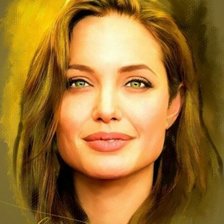 Схема вышивки «Анджелина Джоли»