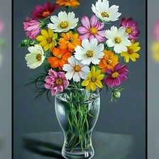 Схема вышивки «Букет из "ноготков".»