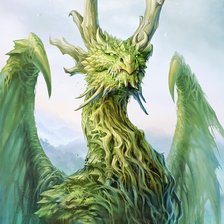 Схема вышивки «Дракон огромный»