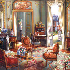 Схема вышивки «A Moment of Solitude.»