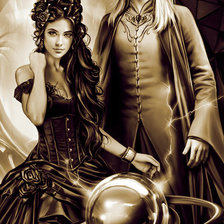 Схема вышивки «Ева и Кай»