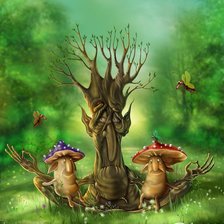 Схема вышивки «дерево»