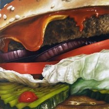 Схема вышивки «БУРГЕР XL»