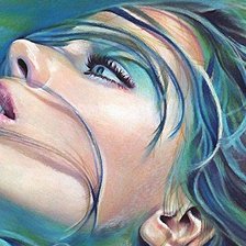 Схема вышивки «Девушка»