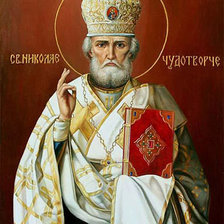 Схема вышивки «Николай Чудотворец»