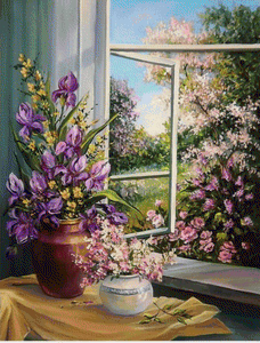 серия "окна" - окно, интерьер - предпросмотр