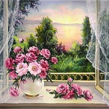 Схема вышивки «серия "окна"»