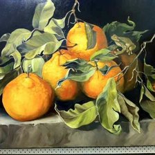 Схема вышивки «Мандарины»