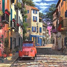 Схема вышивки «ТИХАЯ УЛОЧКА»