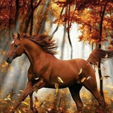 Схема вышивки «лошади»