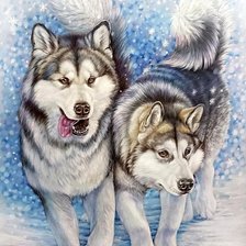 Схема вышивки «друзья»