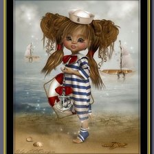 Схема вышивки «МОРЯЧКА»