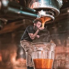 Схема вышивки «ХОЧУ КОФЕ»