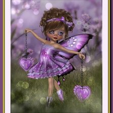 Схема вышивки «ФЕЯ-ЛЮБОВЬ»