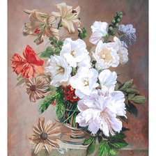 Схема вышивки «Серия "Букет".»