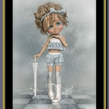 Схема вышивки «ДОЖДИК»