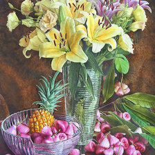 Схема вышивки «Серия "Букет".»