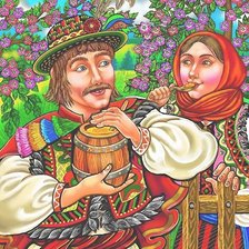 Схема вышивки «майский мёд»