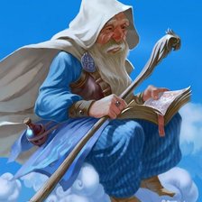 Схема вышивки «волшебник»