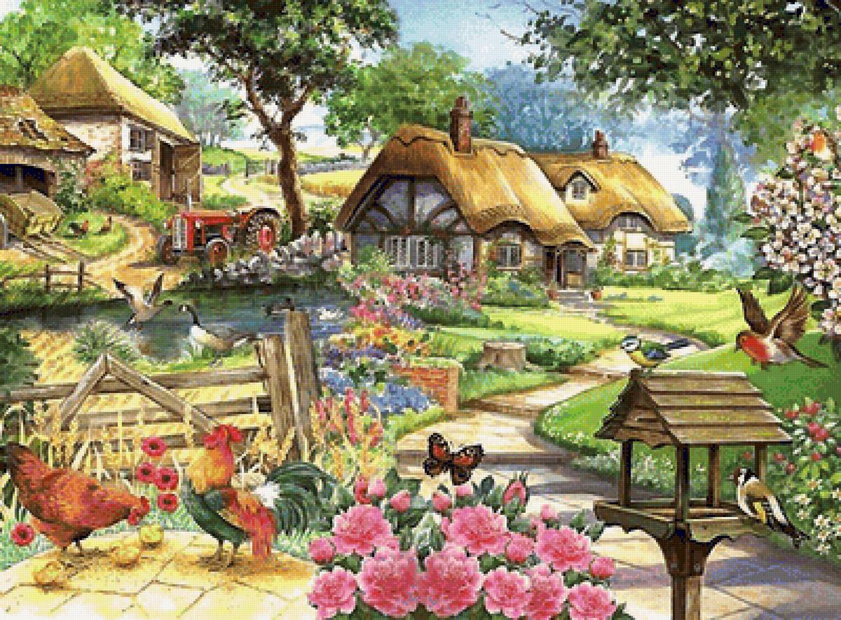 СЕЛЬСКИЙ ПЕЙЗАЖ - предпросмотр