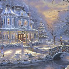 Схема вышивки «РОЖДЕСТВЕНСКИЙ ВЕЧЕР»