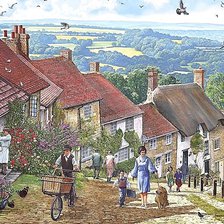 Схема вышивки «ВВЕРХ ПО УЛОЧКЕ»