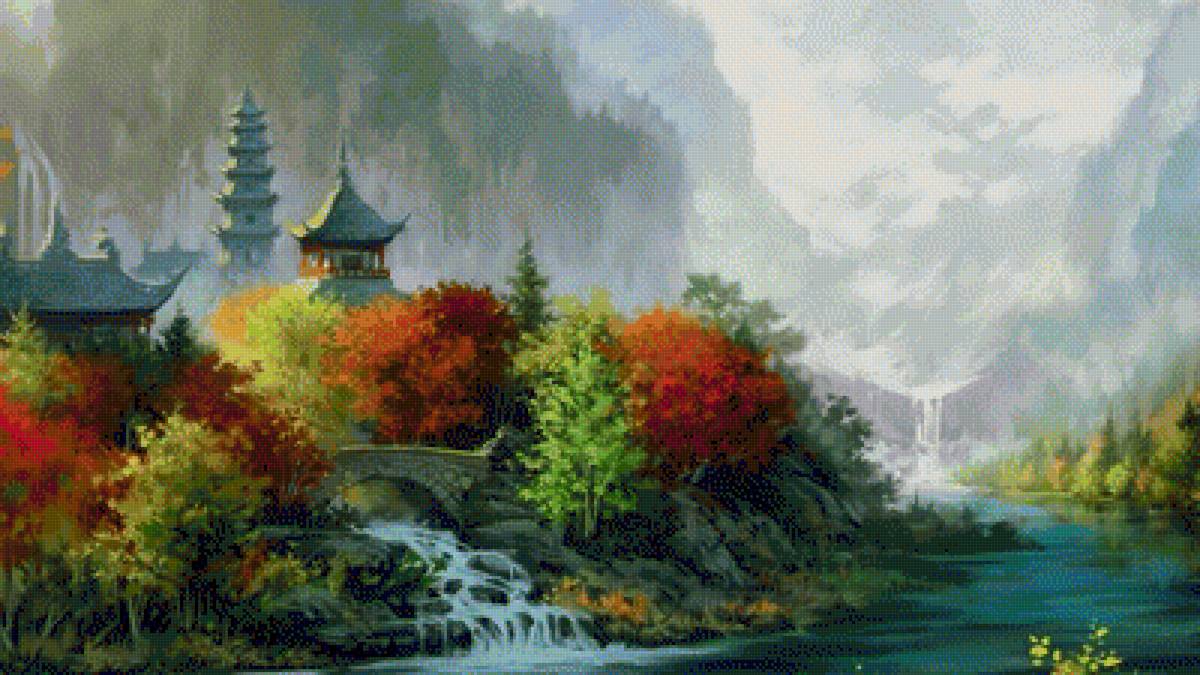 Chinese Painting. - landscapes.scenarys. - предпросмотр