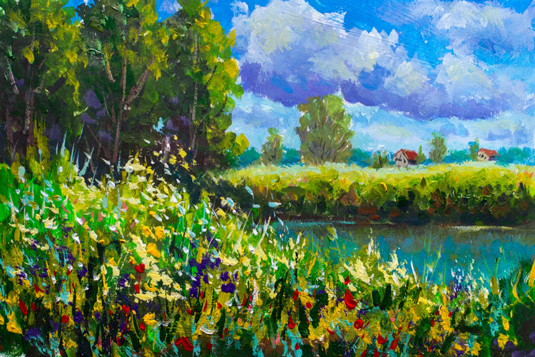 лето - пейзаж - оригинал