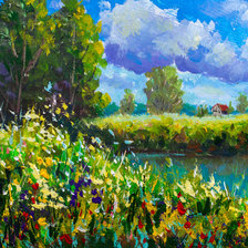 Схема вышивки «лето»