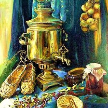 Схема вышивки «самовар»