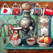 Схема вышивки «самовар»