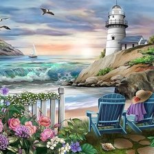 Схема вышивки «Devon's Cove.»