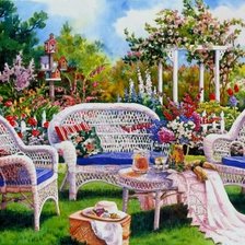 Схема вышивки «Garden Confort.»