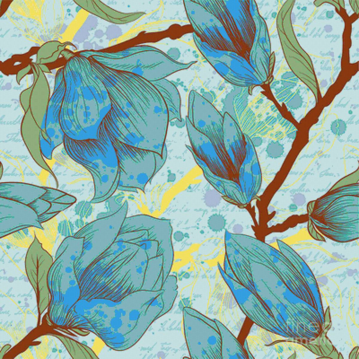 №1944320 - синие цветы - предпросмотр