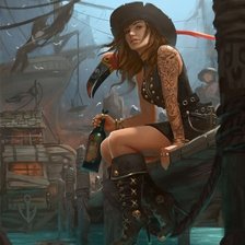 Схема вышивки «ПИРАТ»