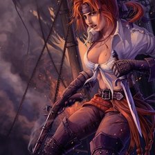 Схема вышивки «ПИРАТ»