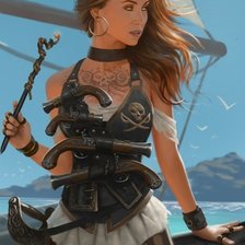 Схема вышивки «ПИРАТ»