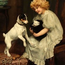 Схема вышивки «Знакомство»