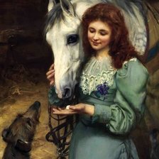 Схема вышивки «Друзья»