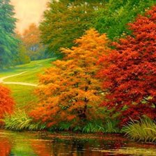 Схема вышивки «осень»