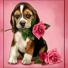 Схема вышивки «Очаровашка.»