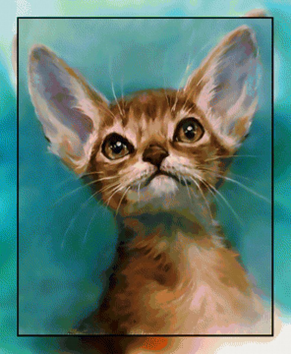 Ушастик. - кот, рыжий. - предпросмотр