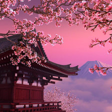 Схема вышивки «Сакура»