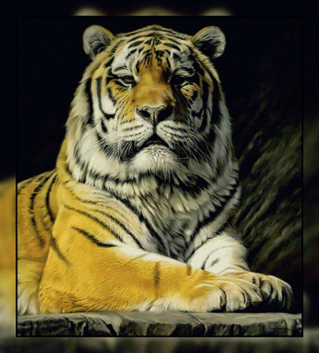 Его Величество. - хищник, взгляд., тигр - предпросмотр