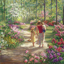 Схема вышивки «Mother's Day.»