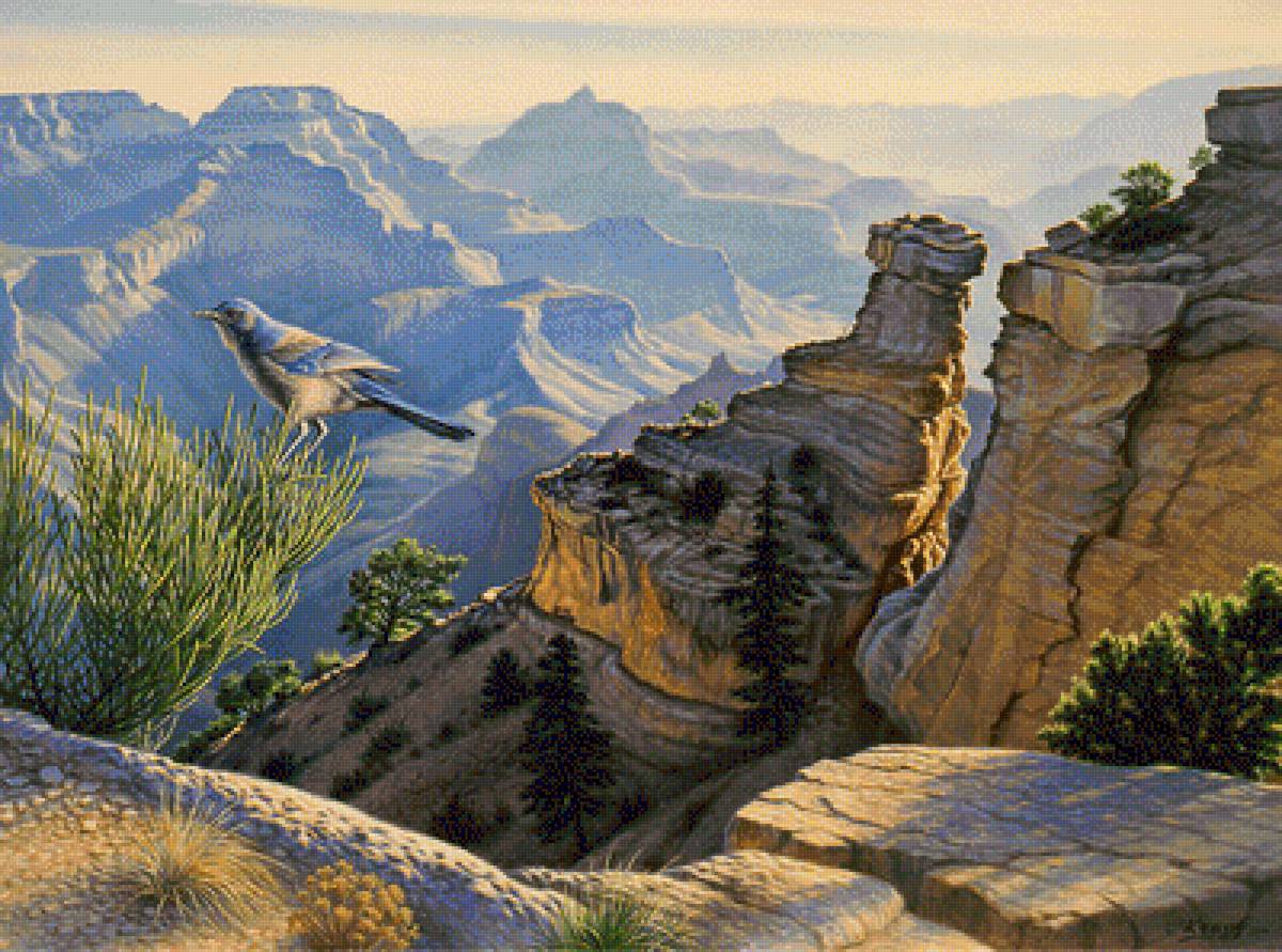 South Rim Morning. - paul krapf painter.landscapes.birds. - предпросмотр