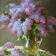 Схема вышивки «СИРЕНЬ»