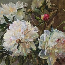 Схема вышивки «ПИОНЫ»