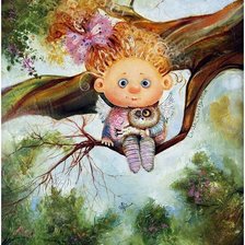 Схема вышивки «Ангелочек»