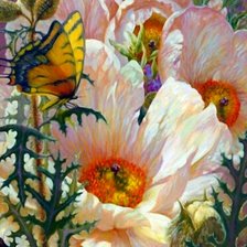 Схема вышивки «Цветы»